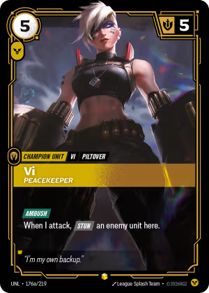 Vi, Peacekeeper UNL-176a/219