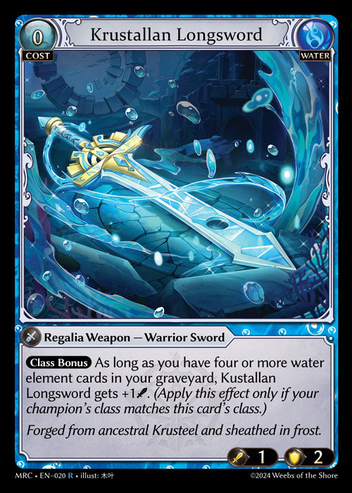 MRC-020 Krustallan Longsword