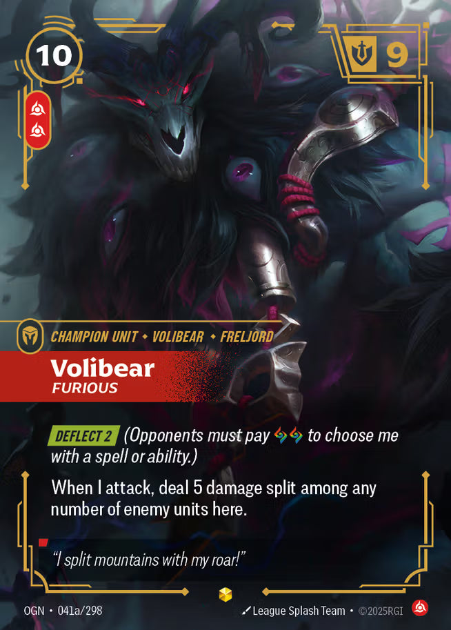 Volibear, Furious OGN-041a/298
