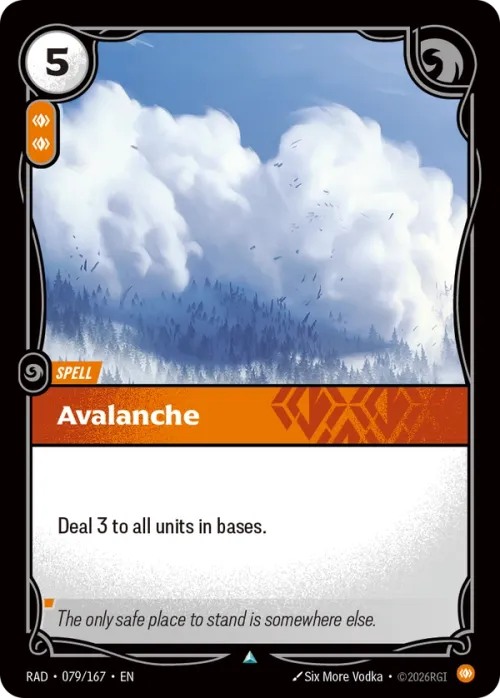 Avalanche RAD-079/167
