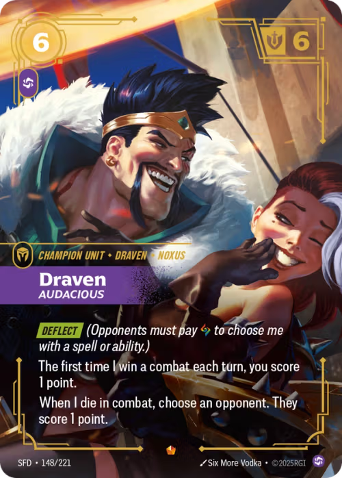 Draven, Audacious SFD-148/221