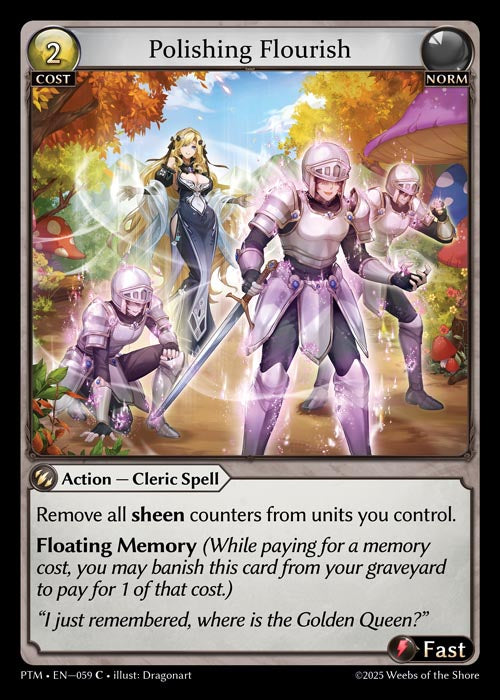 PTM-059 Polishing Flourish