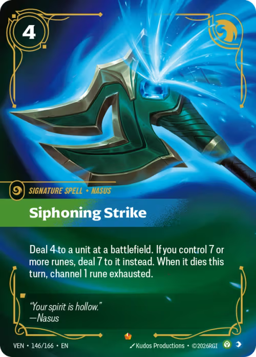 Siphoning Strike VEN-146/166