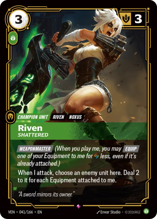 Riven, Shattered VEN-041/166
