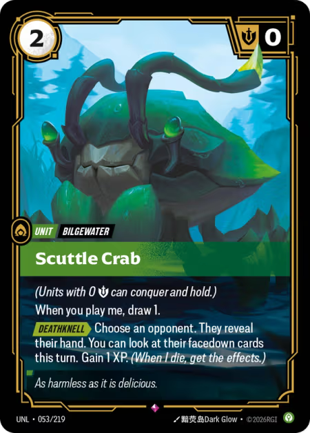 Scuttle Crab UNL-053/219