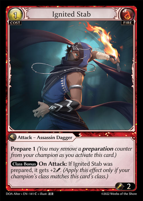 DOA Alter-141 Ignited Stab