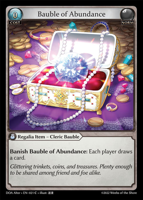 DOA Alter-021 Bauble of Abundance