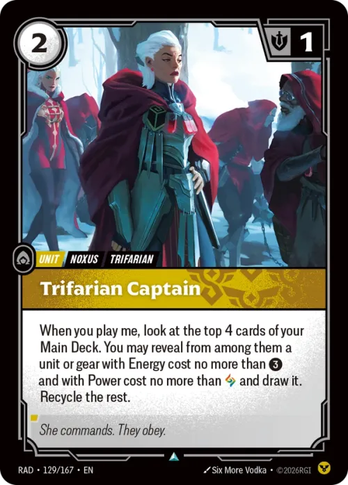 Trifarian Captain RAD-129/167