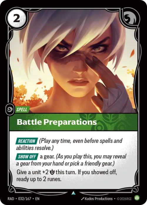 Battle Preparations RAD-032/167