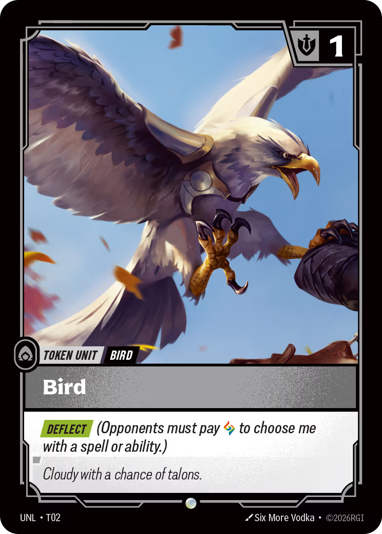 Bird // Buff UNL-T02-T04