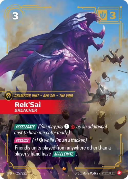 Rek'Sai, Breacher SFD-029/221