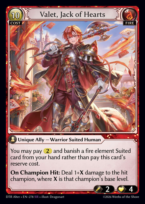 DTR Alter-278 Valet, Jack of Heart
