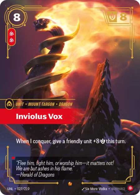 Inviolus Vox UNL-027/219