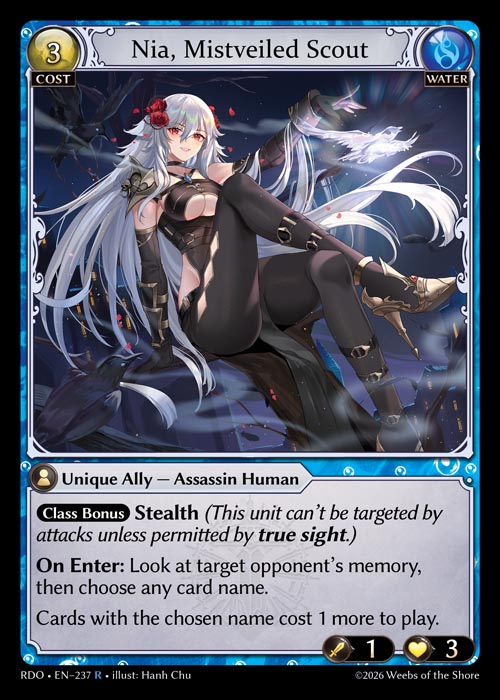 DOA Alter-183 Nia, Mistveiled Scout