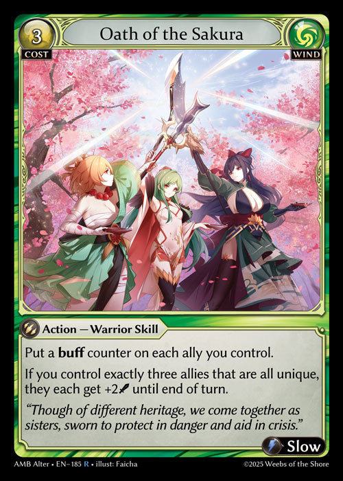 AMB Alter-185 Oath of the Sakura