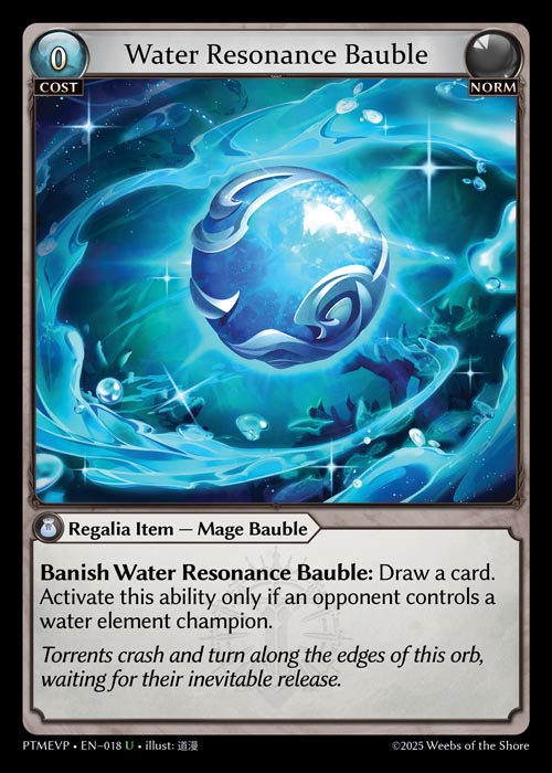 PTMEVP-018 Water Resonance Bauble