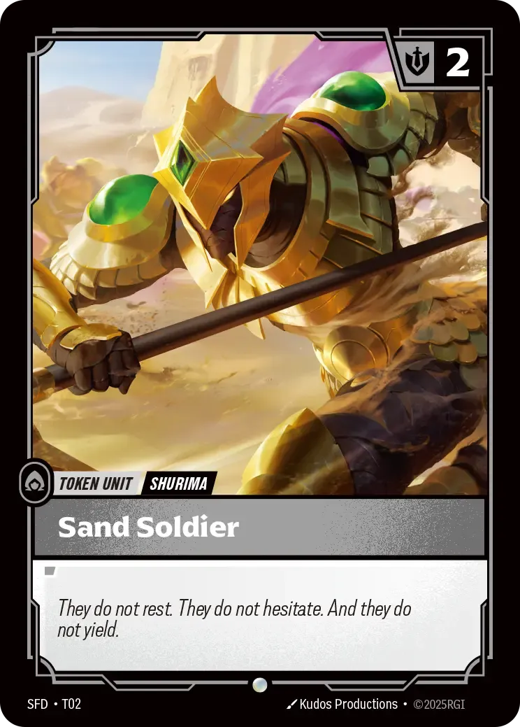 Sand Soldier // Buff SFD-T03