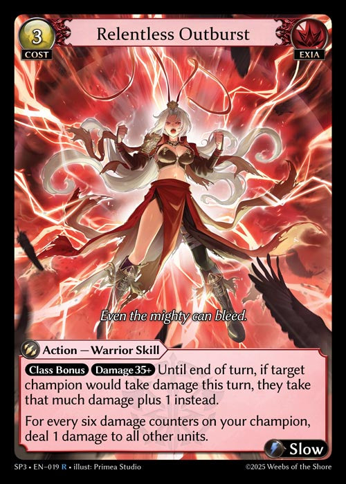 SP3-019 Relentless Outburst
