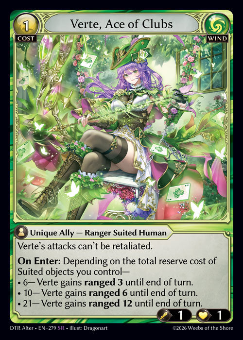DTR Alter-279 Verte, Ace of Clubs