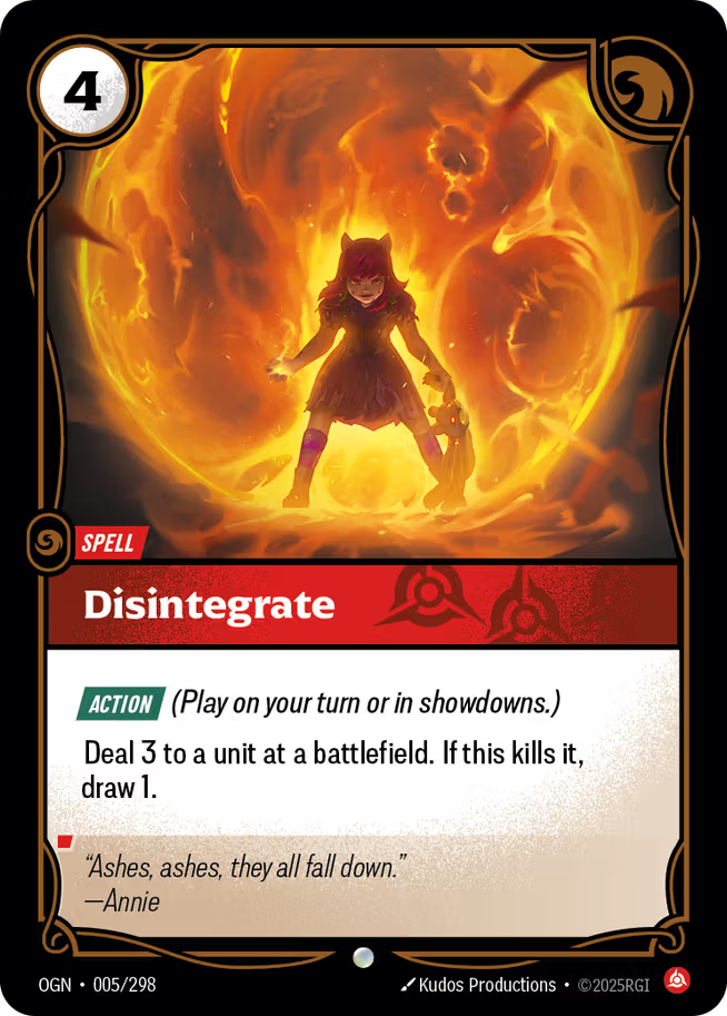 Disintegrate OGN-005/298