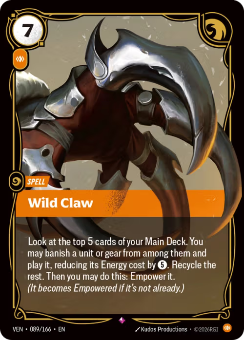 Wild Claw VEN-089/166