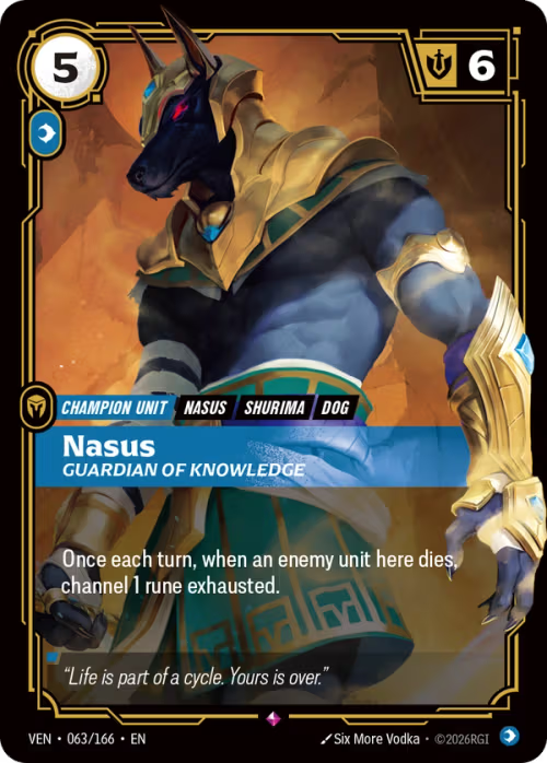 Nasus, Guardian of Knowledge VEN-063/166