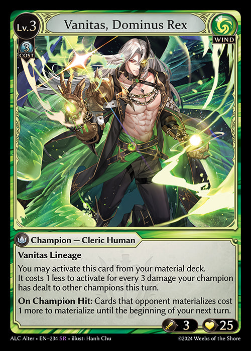 ALC Alter-234 Vanitas, Dominus Rex