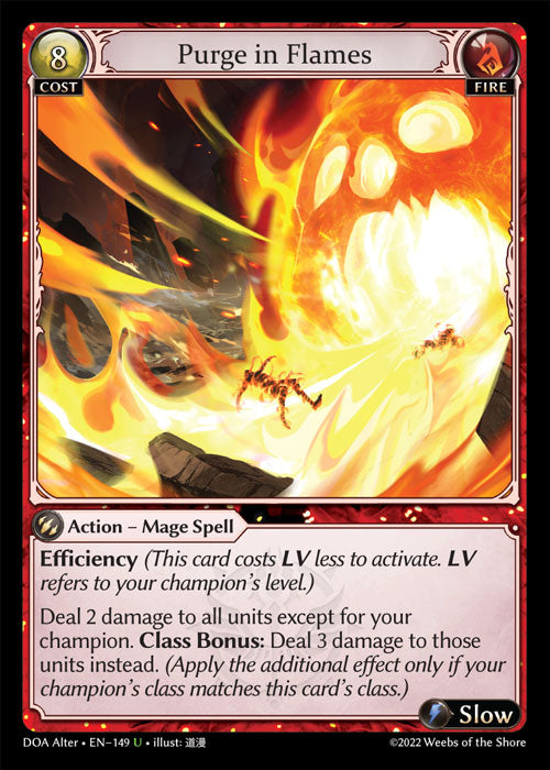 DOA Alter-149 Purge in Flames