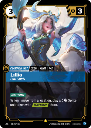 Lillia, Fae Fawn UNL-082a/219