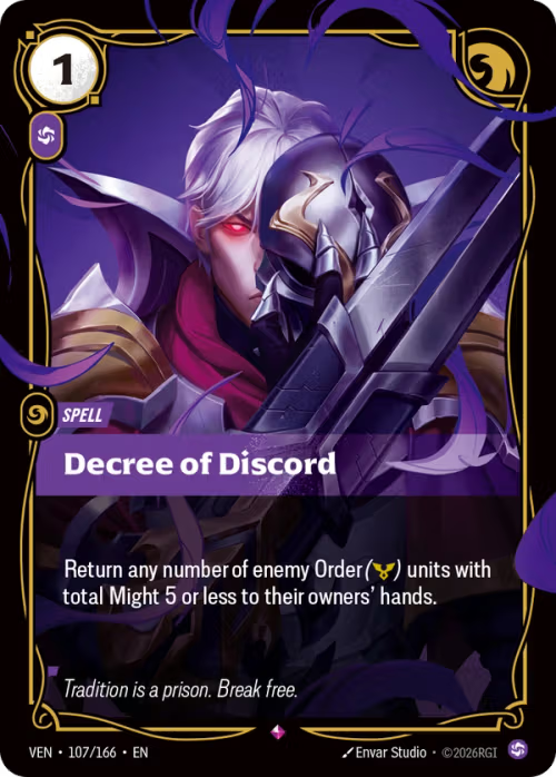 Decree of Discord VEN-107/166
