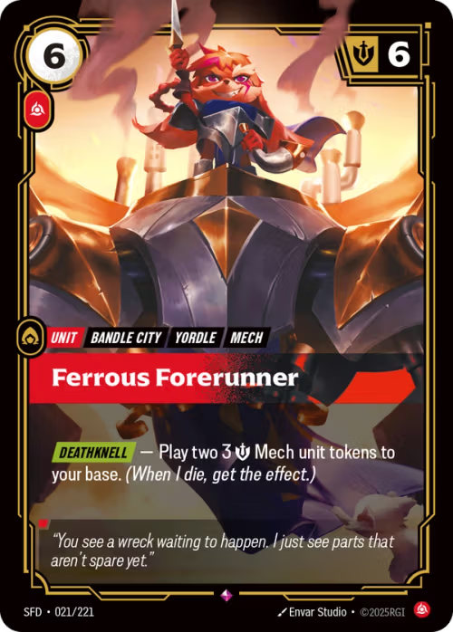 Ferrous Forerunner SFD-021/221