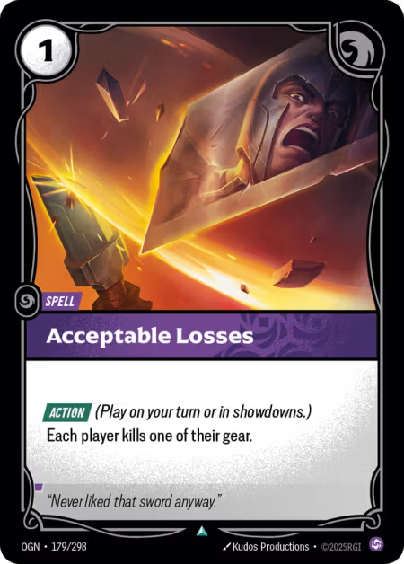 Acceptable Losses OGN-179/298