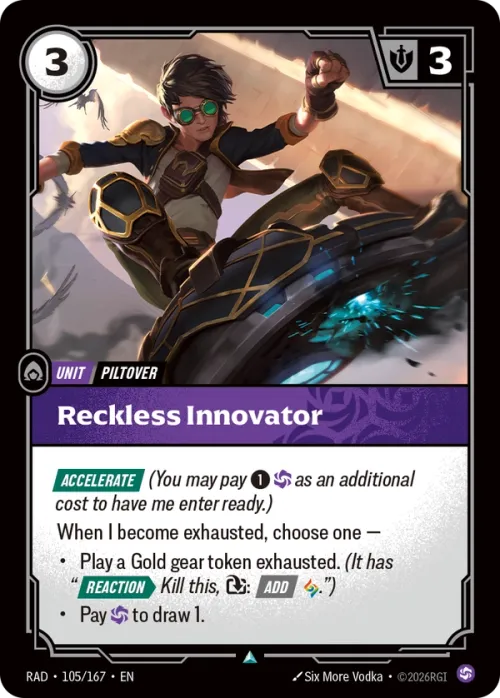 Reckless Innovator RAD-105/167