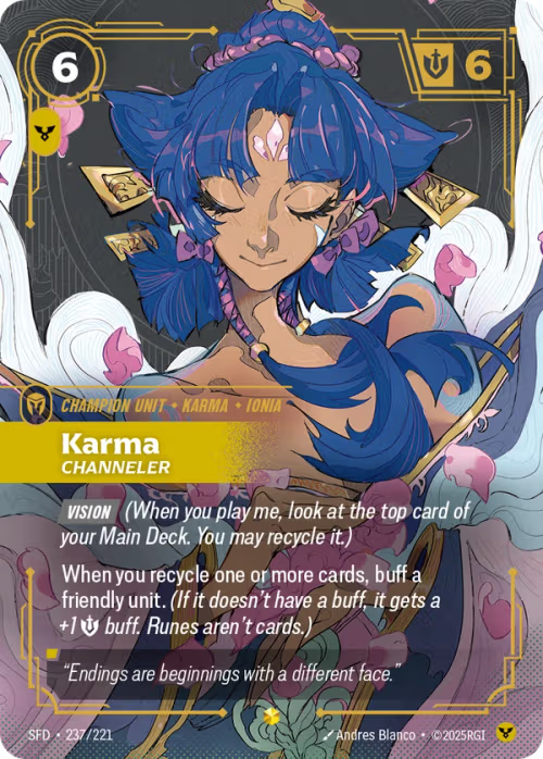 Karma, Channeler SFD-237/221