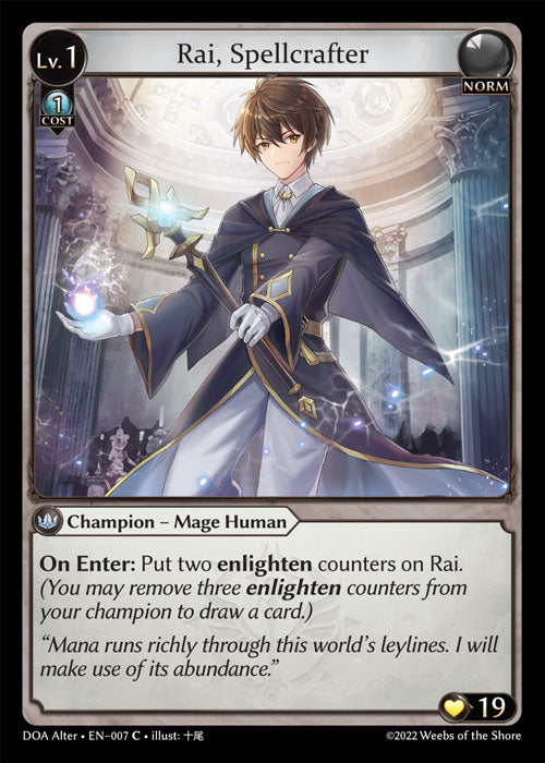 DOA Alter-007 Rai, Spellcrafter