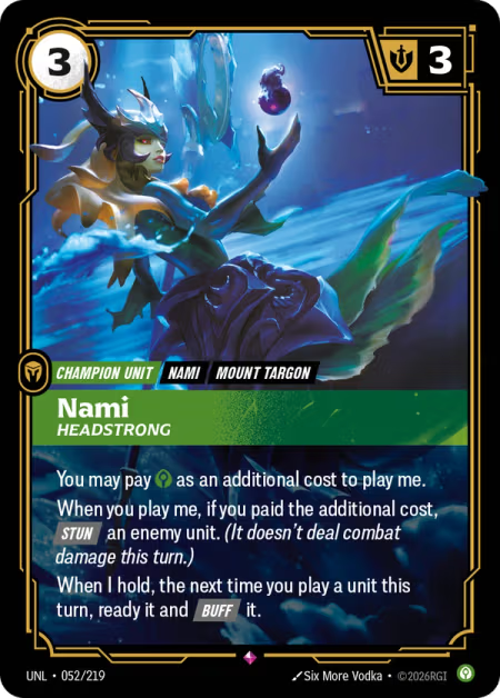 Nami, Headstrong UNL-052/219