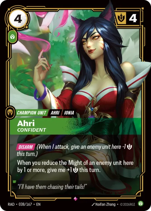 Ahri, Confident RAD-038/167