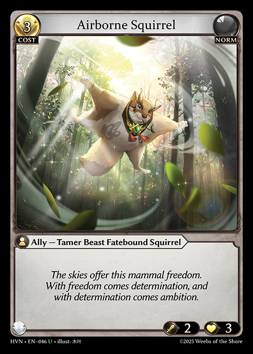 HVN-046 Fatestone of Progress // Airborne Squirrel