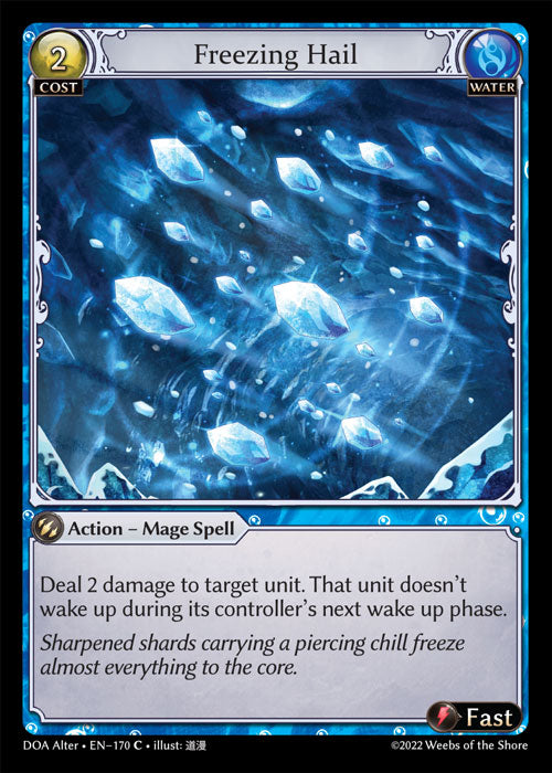 DOA Alter-170 Freezing Hail