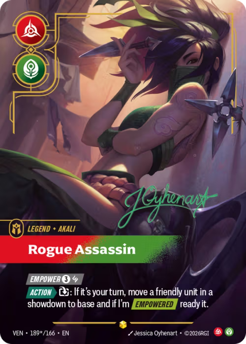 Rogue Assassin VEN-189s/166