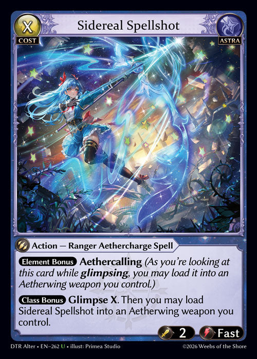 DTR Alter-262 Sidereal Spellshot