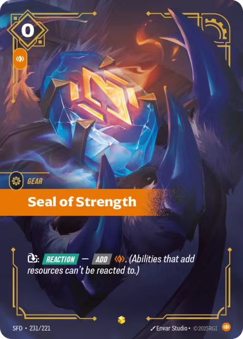 Seal of Strength SFD-231/221