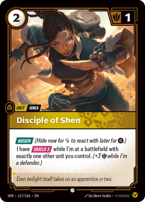 Disciple of Shen VEN-117/166