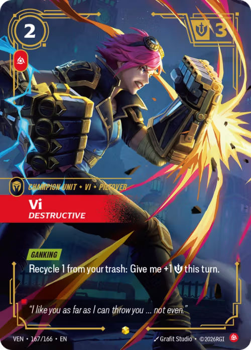 Vi, Destructive VEN-167/166