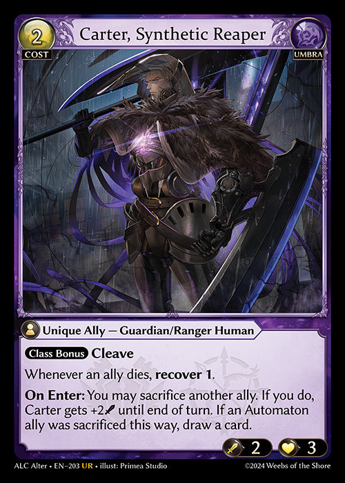 ALC Alter-203 Carter, Synthetic Reaper