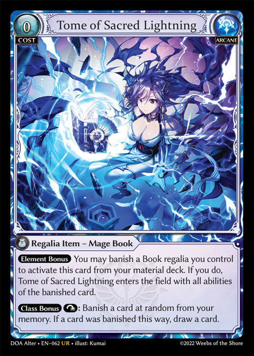 DOA Alter-062 Tome of Sacred Lightning