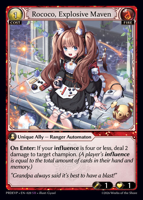 PRDEVP-020 Rococo, Explosive Maven