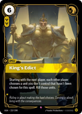 King's Edict OGN-237/298