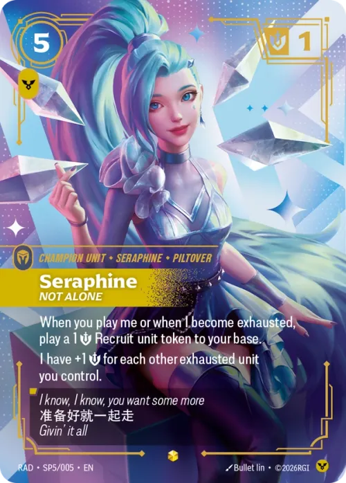Seraphine, Not Alone RAD-SP5/005
