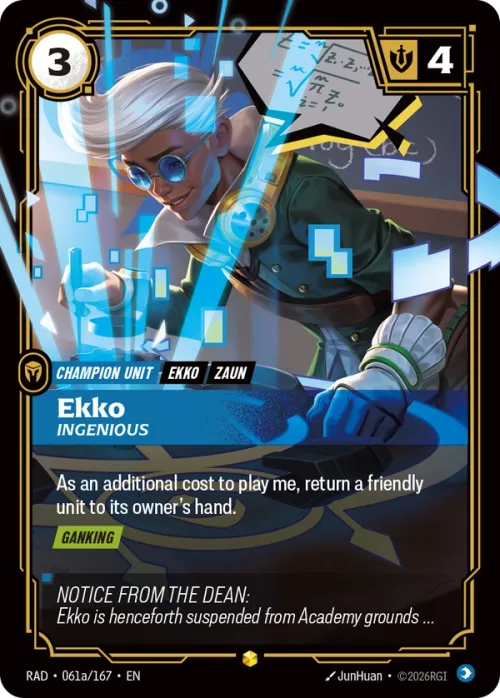 Ekko, Ingenious RAD-061a/167